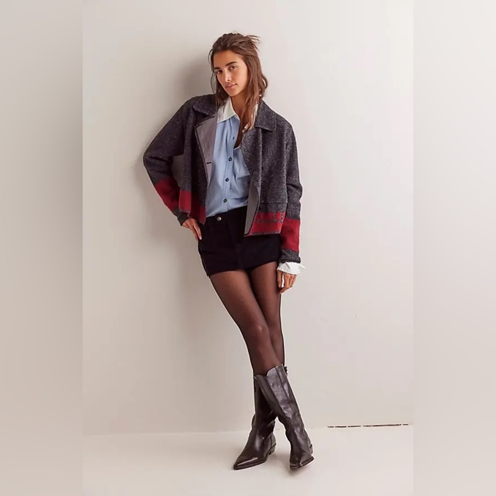 We The Free Galivanting Cord Skort in Black Women’s size 29